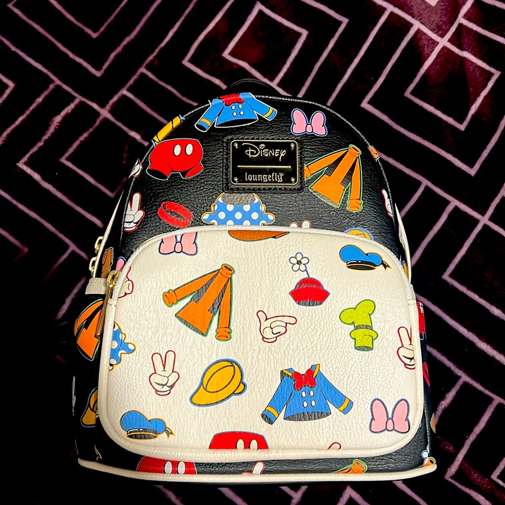 Loungefly Mickey Mouse and Friends clothes backpack